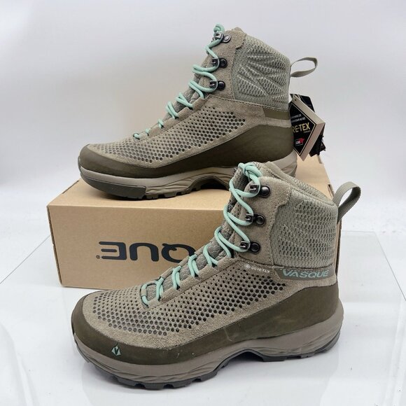 Vasque Torre at GTX Womens US 8.5 Hiking Shoes Sage Vert Waterproof Lace Up - Picture 2 of 14